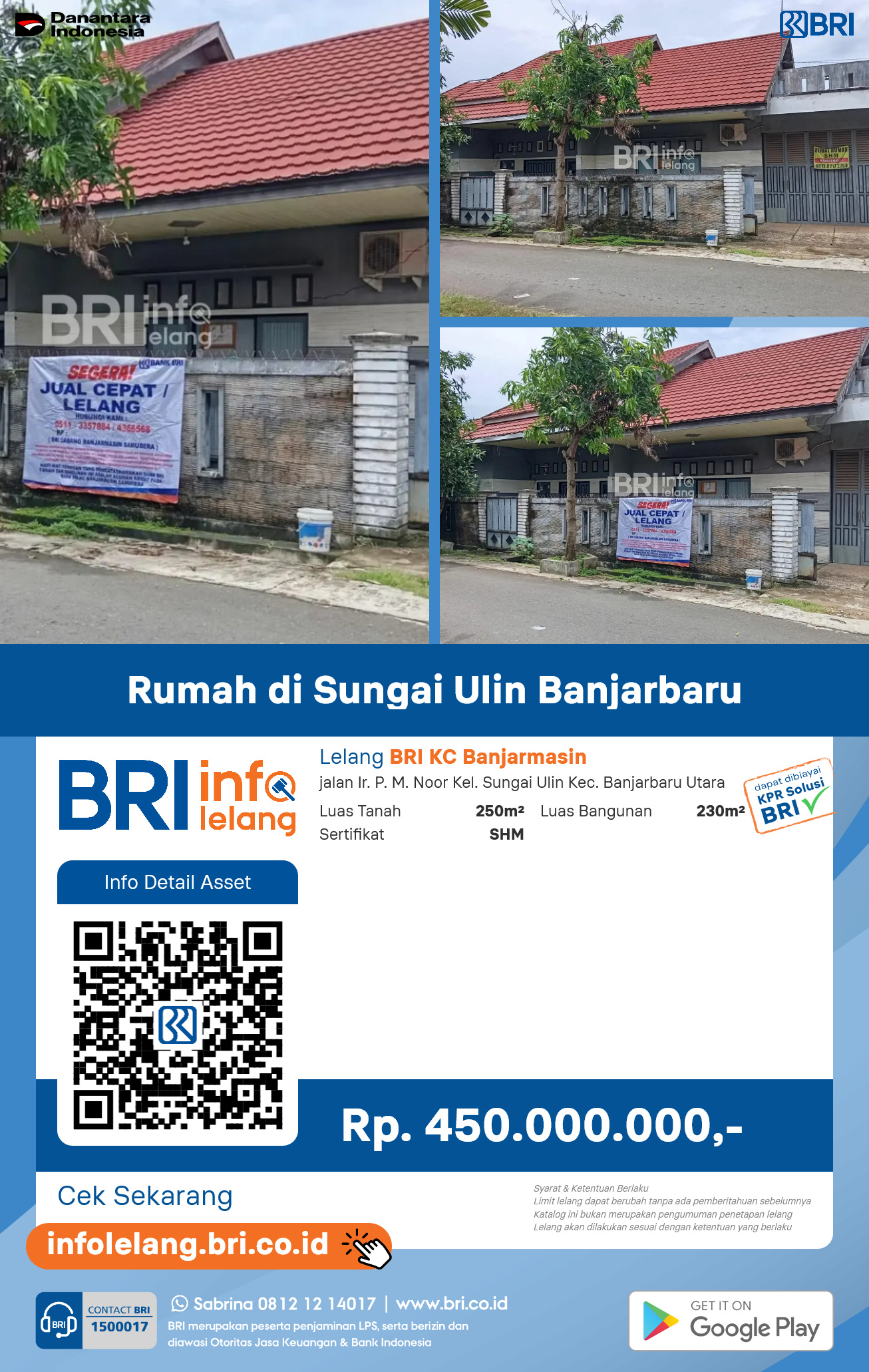 Rumah di Sungai Ulin Banjarbaru